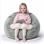 Kids Bean Bag Chair for Bedroom & Playroom – OEM Removable Washable Cover Lazy Sofa – Custom Foam Filled Bean Bag Factory China